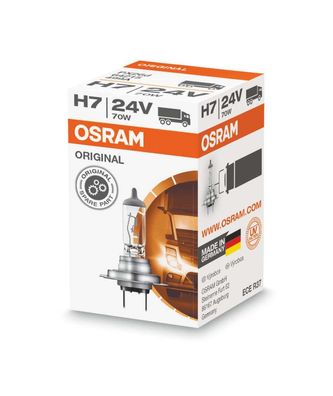 OSRAM H7 24V 70W P26d Original Faltschachtel