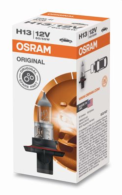 OSRAM H13 12V 60/55W P26.4t 1 St. Original Spare Part Faltschachtel