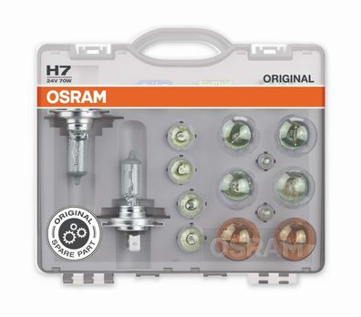 OSRAM H7 24V 70W div. Original Ersatzlampenbox
