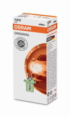 OSRAM 2W Kunststoffsockel Faltschachtel 12V Original