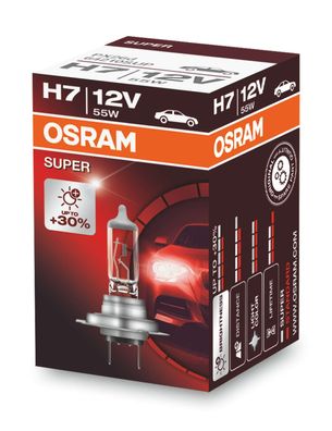 OSRAM H7 12V Faltschachtel Super + 30%