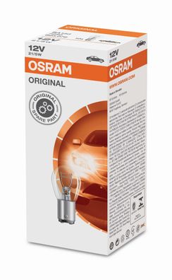 OSRAM 21/5W Metallsockel Faltschachtel 12V Original