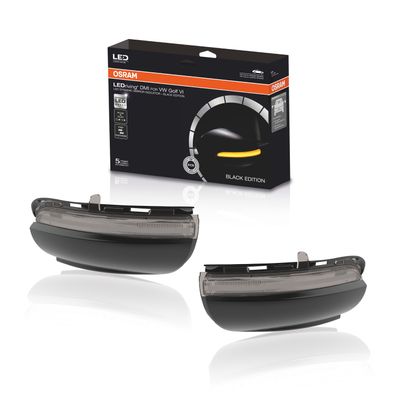 OSRAM LEDRiving® Dynamische LED Spiegelblinker VW Golf VI, VW Touran I - Black