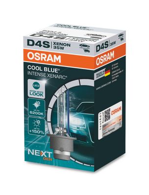 OSRAM D4S 12V + 24V 35W P32d-5 XENARC COOL BLUE Intense NextGen. 6200K + 150% 1 St.