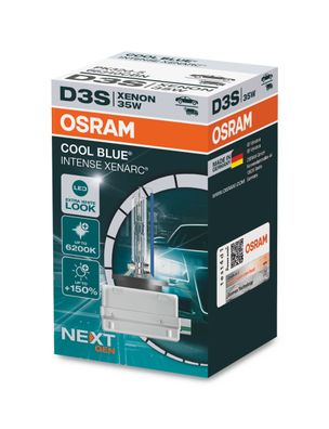 OSRAM D3S 12V + 24V 35W PK32d-5 XENARC COOL BLUE Intense NextGen. 6200K + 150% 1 St.