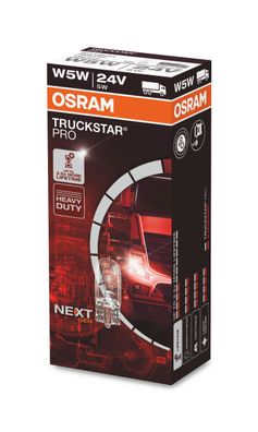 OSRAM W5W 24V 5W W2.1x9.5d Truckstar® PRO NEXT GEN bis 2,5x längere Lebensdauer 1St