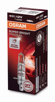 OSRAM H1 12V 100W - SUPER BRIGHT Premium OFF ROAD