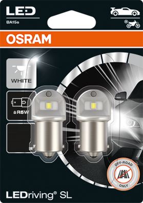 OSRAM LEDriving® SL R5W BA15s 0.5W 12V 6000K 50 lm White 2 St.