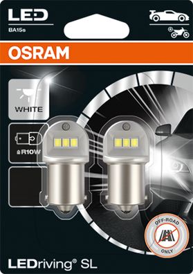 OSRAM LEDriving® SL R10W BA15s 1.2W 12V 6000K 125 lm White 2 St.