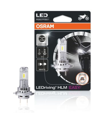 OSRAM LEDriving® HLM EASY H7 12V 16W PX26d/ PY26d-1 6500K White 1St. Blister