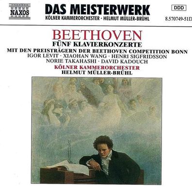 Ludwig van Beethoven (1770-1827): Klavierkonzerte Nr.1-5 - - (CD / K)