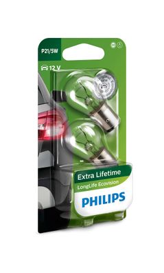 Philips P21/5W 12V 21/5W BAY15d LongLife Ecovision 2 St.