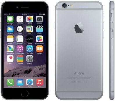 Apple iPhone 6 16GB Space Gray Sehr Gut in White Box