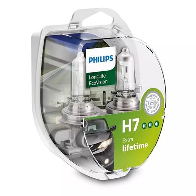 Philips H7 12V 55W PX26d LongLife EcoVision 2 St.