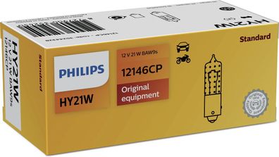 Philips HY21W 12V 21W BAW9s Vision 1 St.