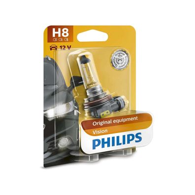 Philips H8 12V 35W PGJ19-1 Vision 1 St. Blister
