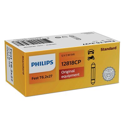 Philips C3W 12V 3W T6.2x27 Soffitte 1 St.