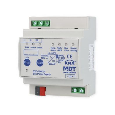 MDT STC-0640.01 Busspannungsversorgung mit Diagnosefunktion, 4 Teilungseinhe...