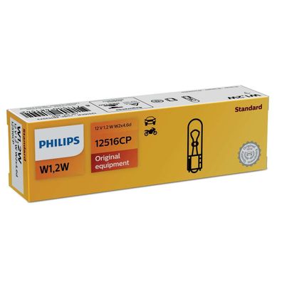 Philips W1,2W - W2,3W - W2W - WBT5 12V 1.2W W2x4,6d 1St