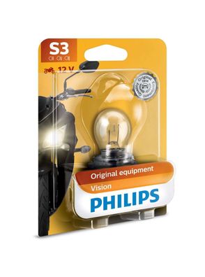 Philips S3 12V 15W P26s BW