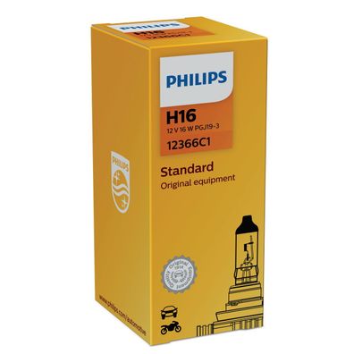 Philips H16 12V 19W PGJ19-3 Standard 1 St.