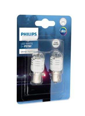 Philips LED P21W 12V 1.75W BA15S Ultinon Pro3000 SI NOECE 2 St. Blister