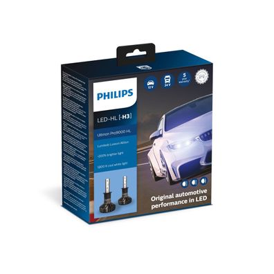 Philips LED H3 12/24V 18W Ultinon Pro9000 HL NOECE 2 St.