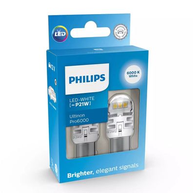 Philips LED P21W 12V 2,3W Ultinon Pro6000 SI 6000K NOECE 2 St.