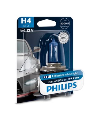 Philips H4 12V 60/55W P43t DiamondVision 1st. Blister