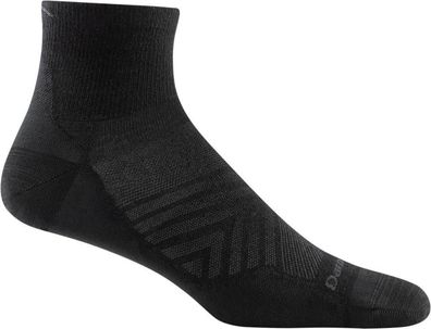 Darn Tough Run Quarter 1/4 Ultra Lightweight Socken schwarz - Größe: XL ...