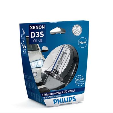 Philips D3S 35W PK32d-5 White Vision 5000K Xenon 1 St.