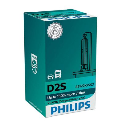 Philips D2S 35W P32d-2 Xenon X-treme Vision + 150% 1 St.