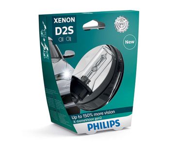 Philips D2S 35W P32d-2 Xenon X-treme Vision + 150% 1 St.