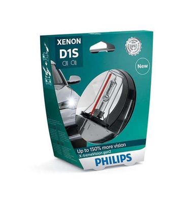 Philips D1S 35W PK32d-2 X-treme Vision + 150% Xenon 1 St.