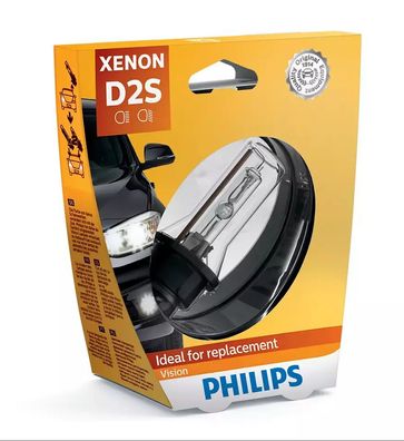 Philips D2S 35W P32d-2 Xenon Vision 1 St.