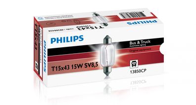 Philips SV8,5 24V 15W T15x43mm Soffitte lang 1 St.