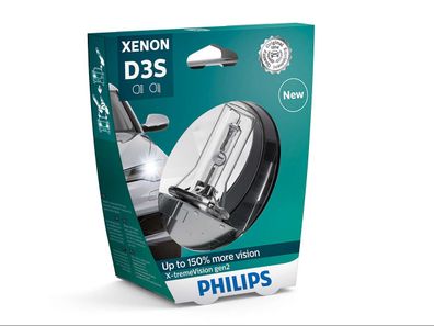 Philips D3S 35W PK32d-5 X-treme Vision + 150% Xenon 1 St.