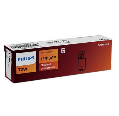 Philips T2W - T3W 24V 2W BA9s 1St
