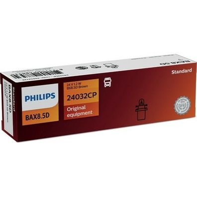 Philips Bax 8,5d 24V 1.2W BX8.5D braun 1St