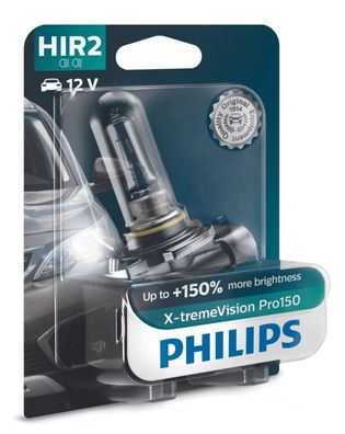 Philips HIR2 12V 55W PX22d X-tremeVision Pro150 1St. Blister