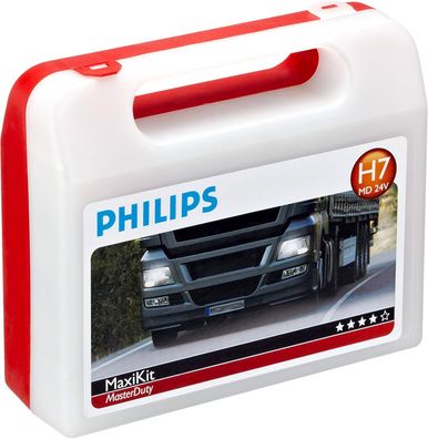 Philips H7 24V 55W MasterDuty MaxiKit H7 Ersatzlampenbox