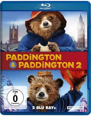 Paddington 1&2 (BR) Doppelset 2Disc - Studiocanal 506405 - (Blu-ray Video / Family)