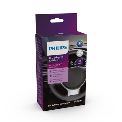 Philips LED Adapter CANbus CEA H7 18952 12V X2 2St.
