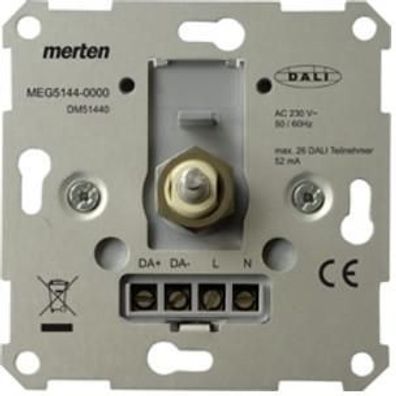 Merten MEG5144-0000 DALI-Drehdimmer-Einsatz Tunable White mit Spannungsverso...