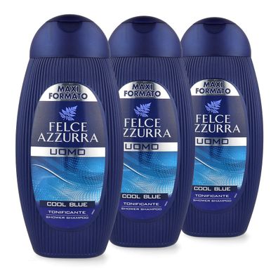 Paglieri Felce Azzurra Uomo Dusch. Shampoo Cool Blue 3 x 400 ml