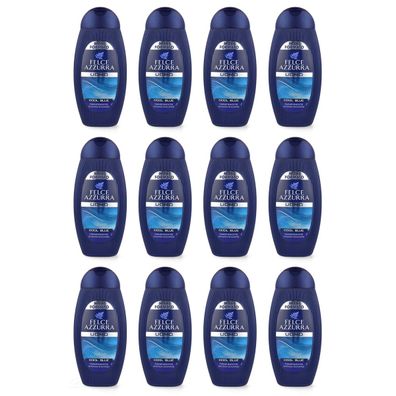 Paglieri Felce Azzurra Uomo Dusch-Shampoo Cool Blue 12 x 400 ml