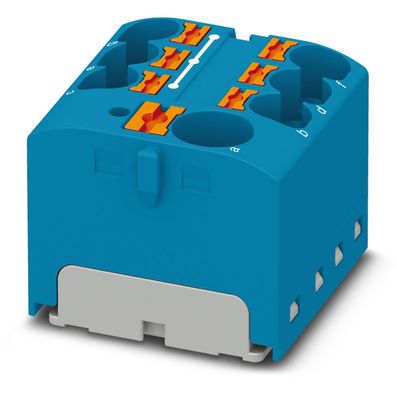 Phoenix Contact Verteilerblock - PTFIX 10/6X4 BU, 0,2-6mm², blau, 8 Stück ...