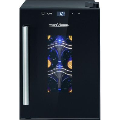 ProfiCook Glastürkühlschrank PC-WK 1230, 17L, 25cm breit, Sensor Touch-Ste...