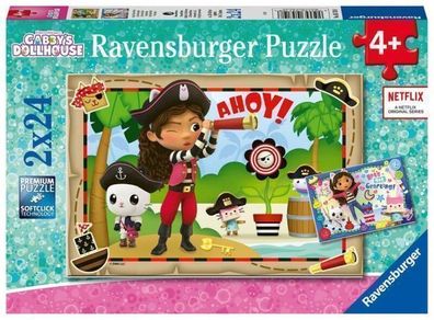 Ravensburger Puzzle 2x24 Teile Gabi's Katzenhaus