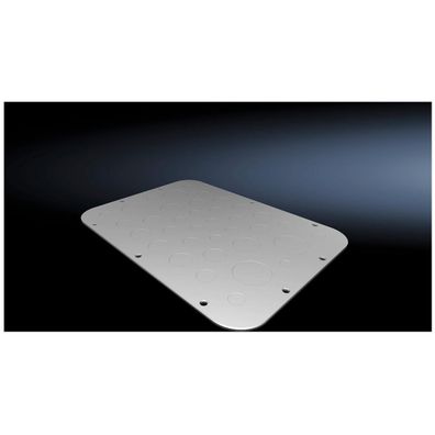 Rittal AX 2575.100 Metall-Flanschplatte, für AX, mit metrischer Vorprägung...